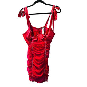 Victoria's Secret NWT Size XL Lingerie Wicked Open Cup Ruched Rhinestone Dress